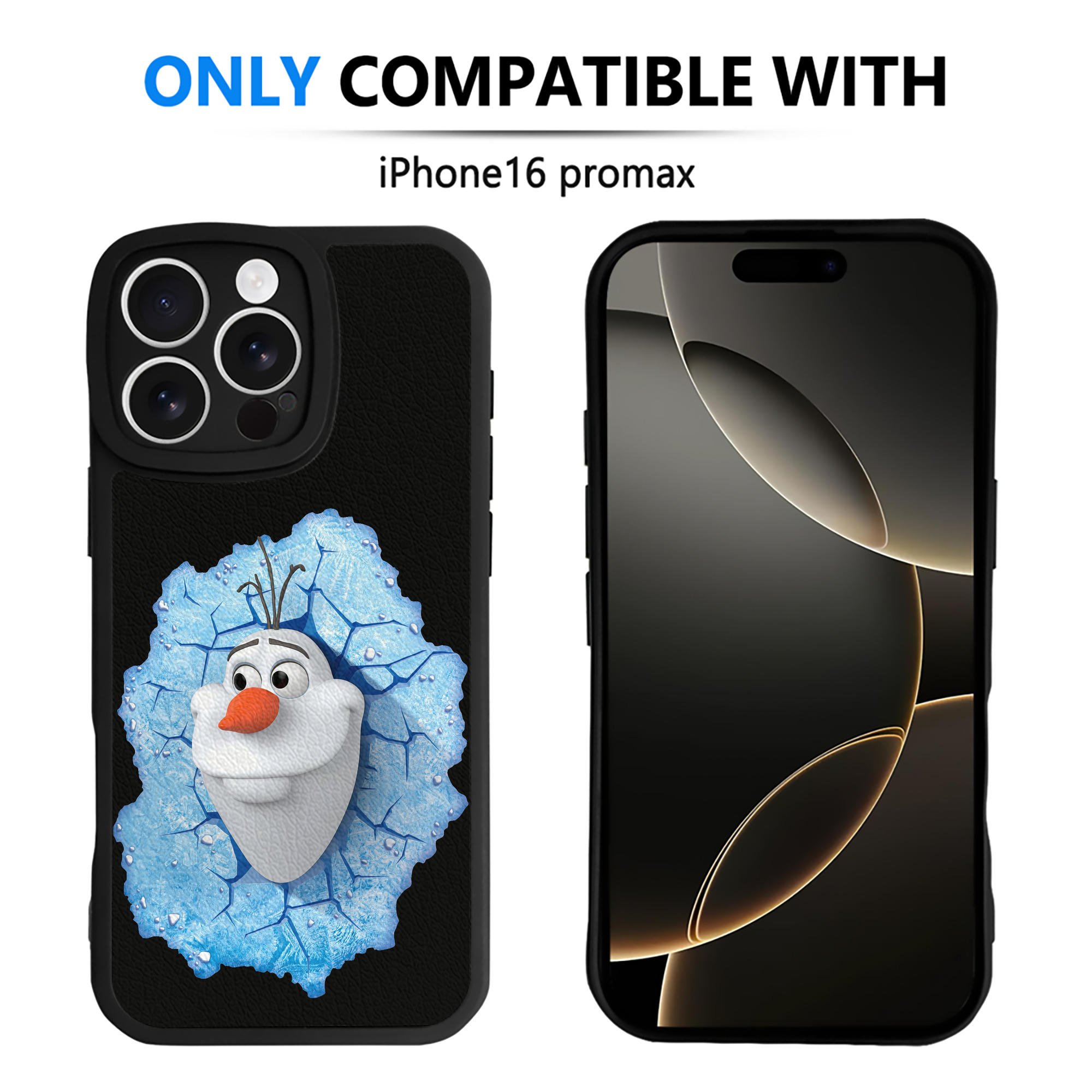 （画像用） アナと雪の女王 アンナ エルサ Frozen Anna Elsa 【iPhone 16シリーズ対応】シリコンスマホケース（レザー調） 材質：シリコン